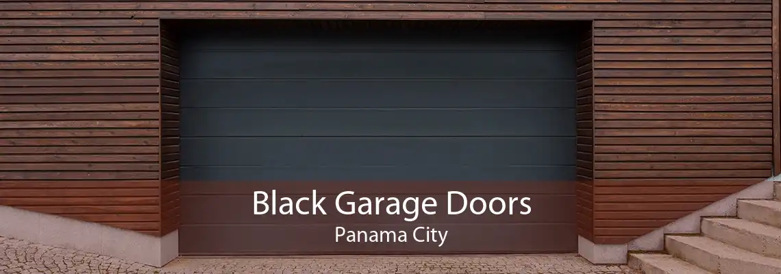 Black Garage Doors Panama City