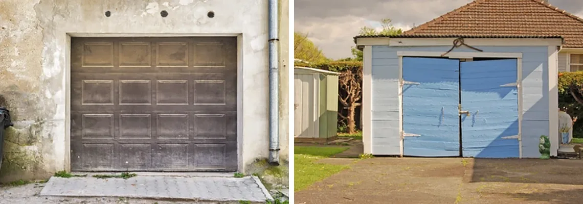 Rotten Steel Garage Door Repair in Panama City