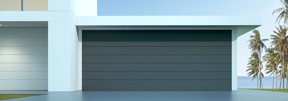 Insulated Modern Garage Doors in Panama City, Florida